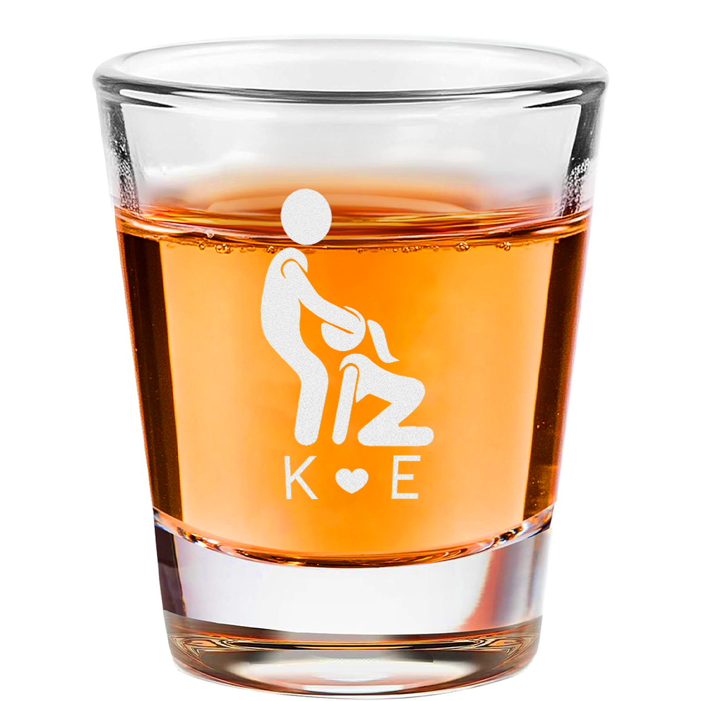Personalized Funny Adult Engraved Shot Glass Gift For Boyfriend Husband CH07 180458