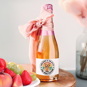 Custom Photo The Man The Myth The Dog Father Wine Label LM32 893893