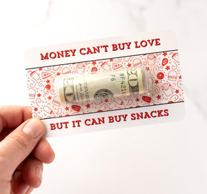 XOXO Here Is A Little Extra Dough Valentine's Day Funny Money Holder Card LM32 897425