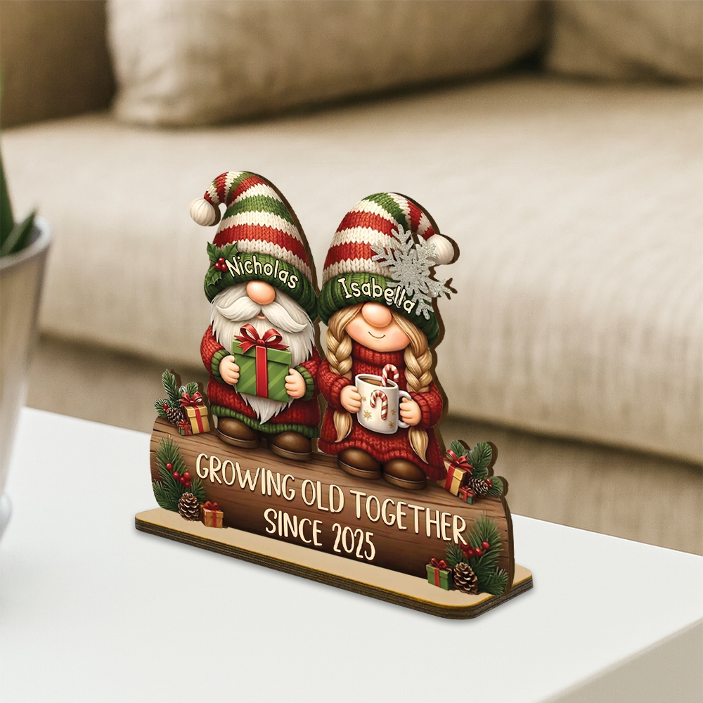 Growing Old Together Wooden Plaque Personalized Gift For Couple HO82 900710