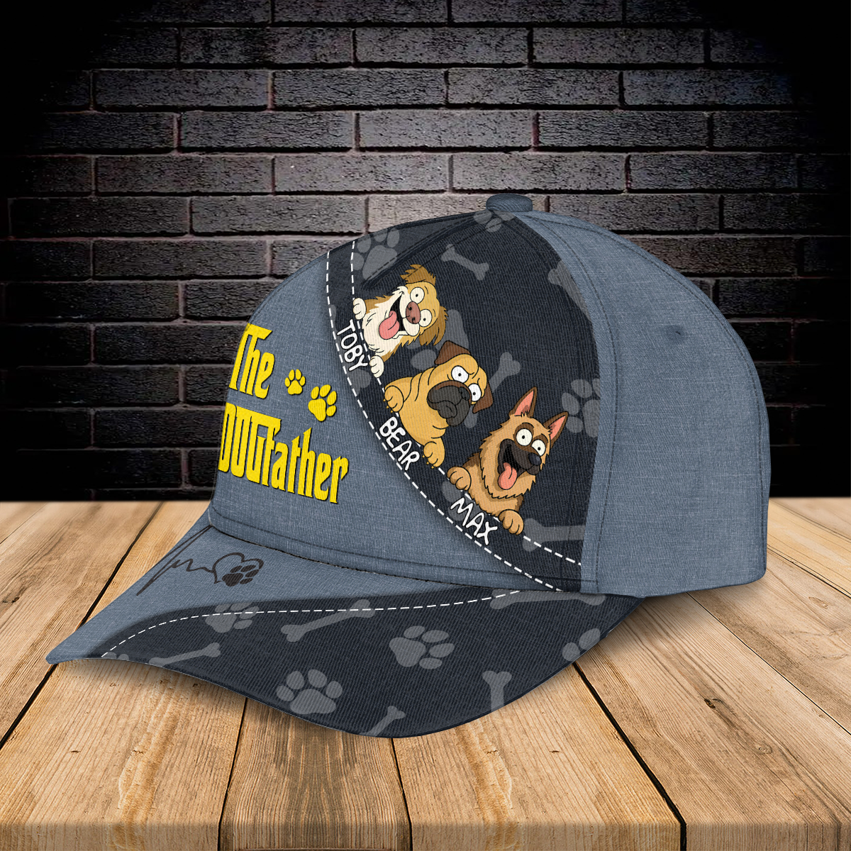 The Dogfather - Personalized Classic Cap For Dog Dad CH07 895644