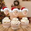 Custom Photo Cute Cupcake Topper Christmas Gift For Family TH10 894749
