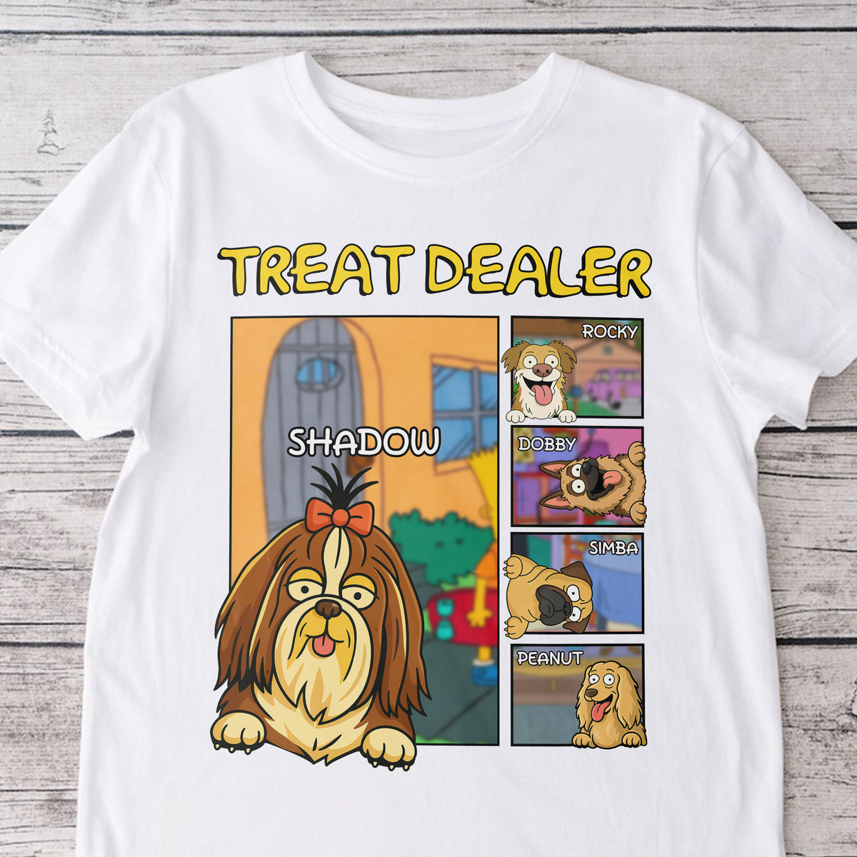 Personalized Treat Dealer For Dog Lovers Bright Shirt LM32 893359