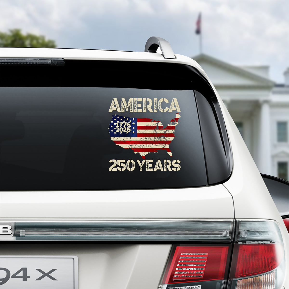 America 1776 - 2026 250 Years Car Window Decal Sticker HA75 898138