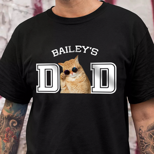 Custom Photo Cat Dad Shirt Gift For Dad HA75 892460
