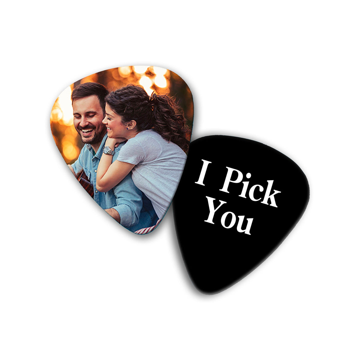 Custom Photo Wooden Guitar Picks With Case, Box Guitar Player Gift For Him Boyfriend Dad Husband LM32 897495