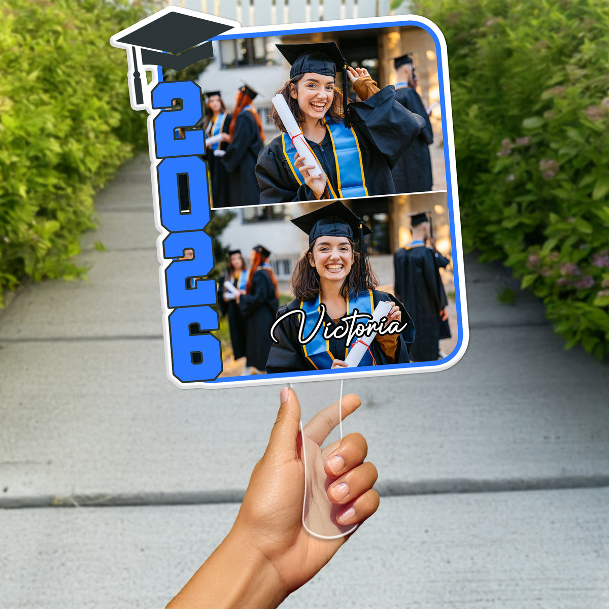 Custom Photo 2025 Graduation Perfect Gift Idea Face Fan LM32 893267