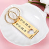 Custom Metal Couple Keychain Personalized Matching Keychains Anniversary, Valentine's Day Gifts HA75 920154