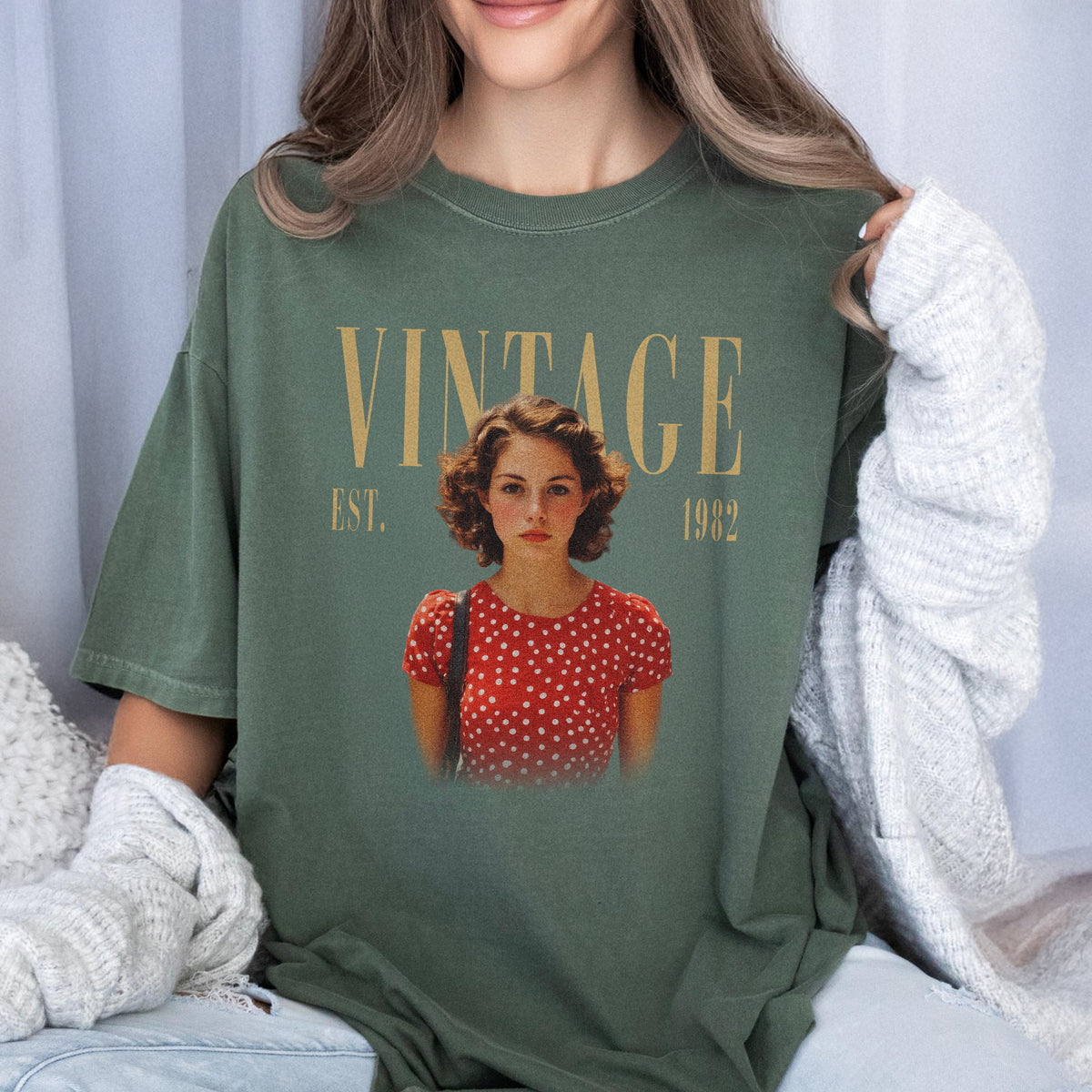 Custom Photo Vintage Est Comfort Shirt - Personalized Birthday Gift LM32 899779