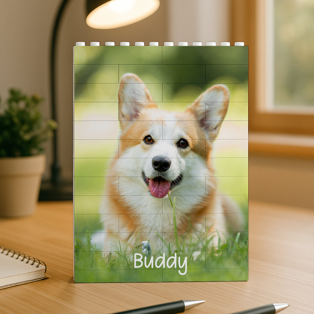 Custom Dog Cat Photo Rectangle Building Brick Blocks Gift For Dog Cat Lovers HA75 892514