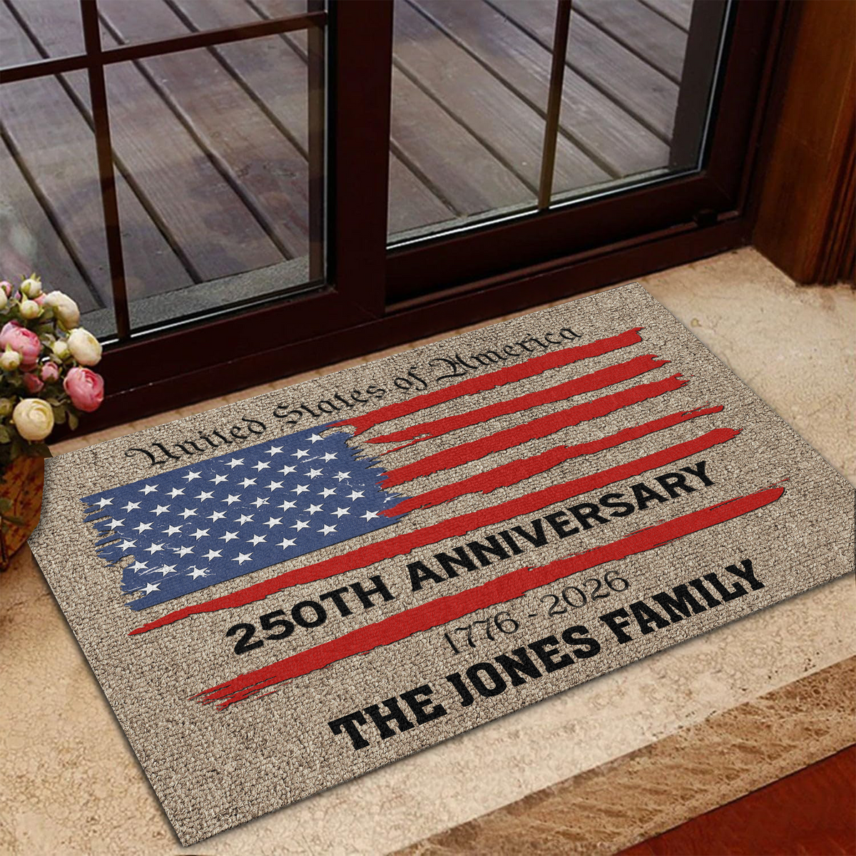Custom Family Name 250TH Anniversary 1776-2026 Doormat TH10 898431
