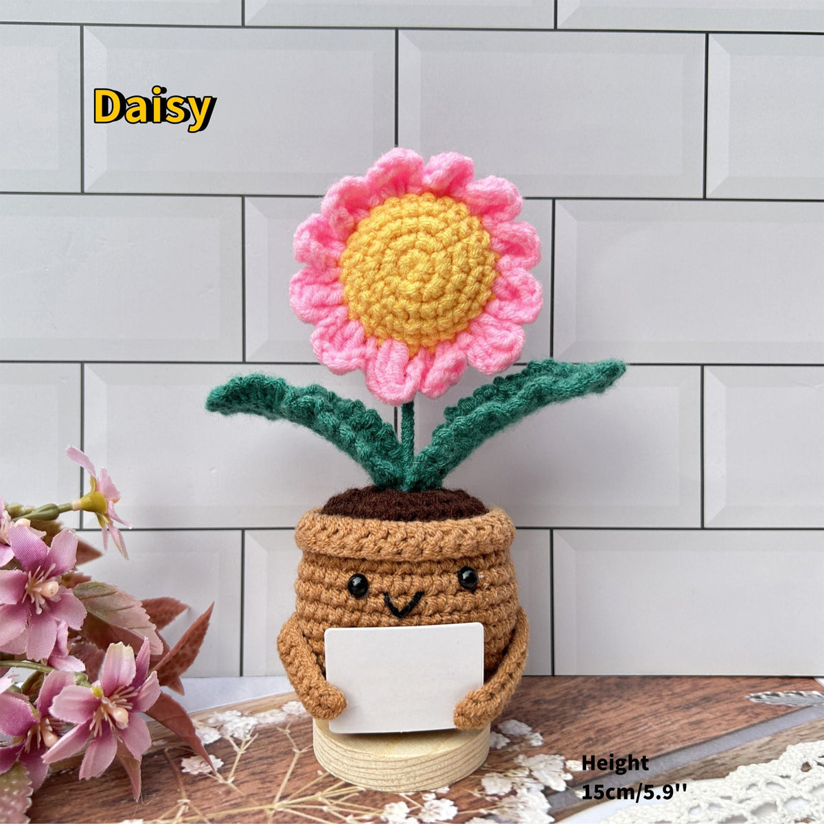 Personalized Gift For Teacher Thank You For Helping Me Grow Crochet Plant LM32 893797