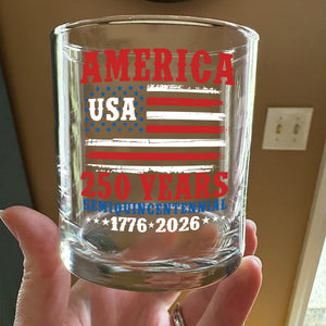 America 250 Years Semiquincentennial Whiskey Glass TH10 894671