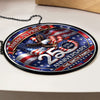 Custom Family Name American Pride Patriotic 250th Anniversary Eagle 1776–2026 Stained Glass Suncatcher HO82 901486