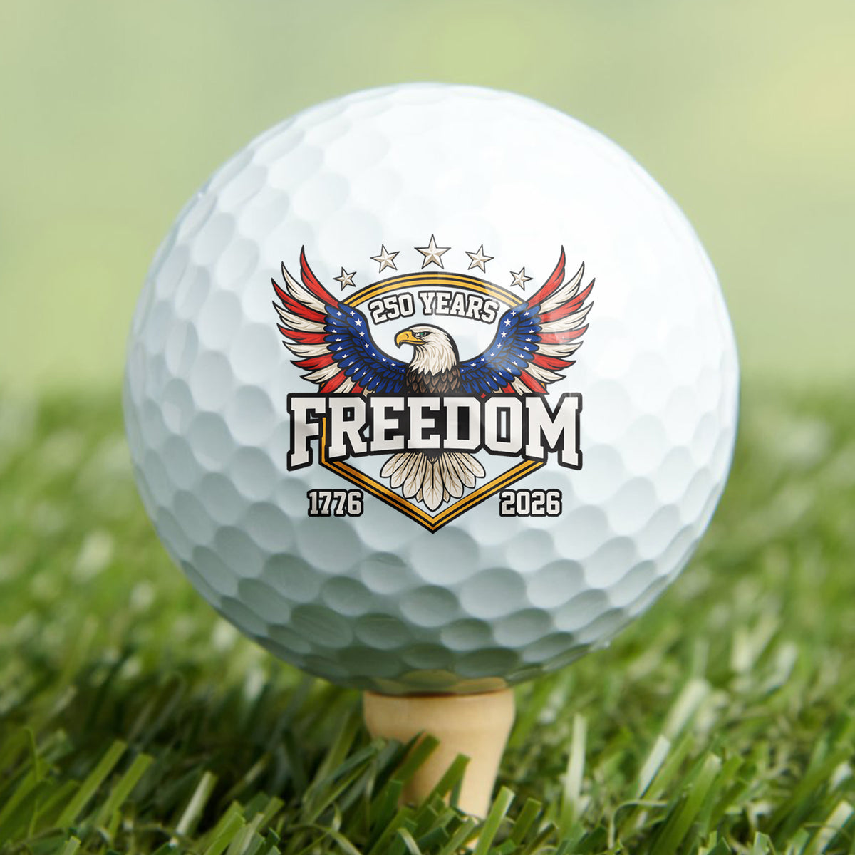 1776 - 2026 250 Years Of Freedom Golf Ball TH10 169257