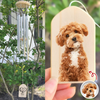 Personalized Pet Memorial Wind Chimes – Custom Photo Pet Loss Gift, In Loving Memory Outdoor Hanging Decor LM32 669523