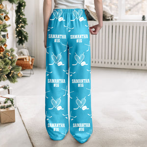 Personalized Christmas Hockey Sweatpants Gift For Hockey Lovers HO82 900092