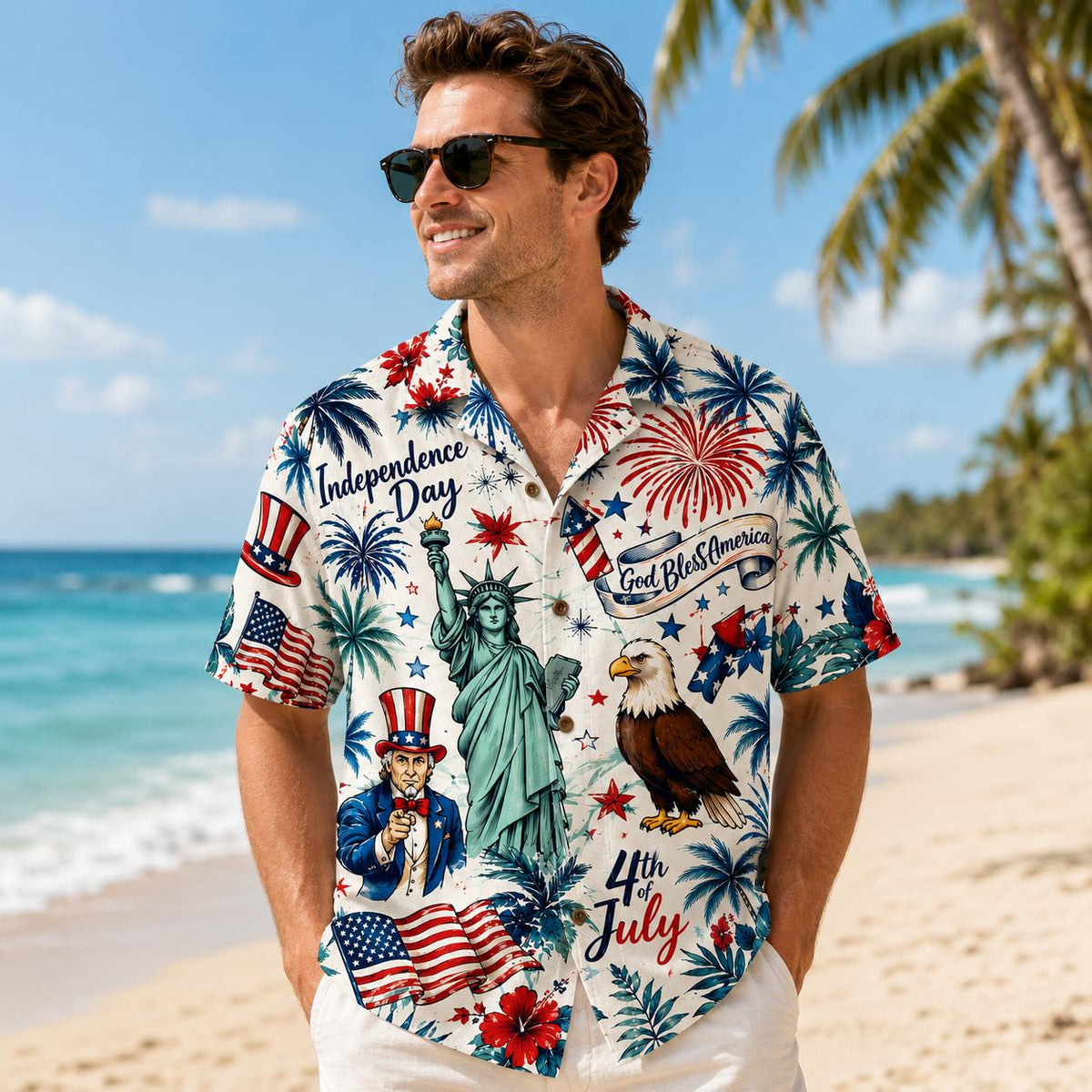250 Years of America Celebration Hawaiian Shirt, Independence Day Gift CH07 911764