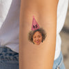Custom Face Temporary Tattoos With Party Hat, Personalized Birthday Favor TH10 170587