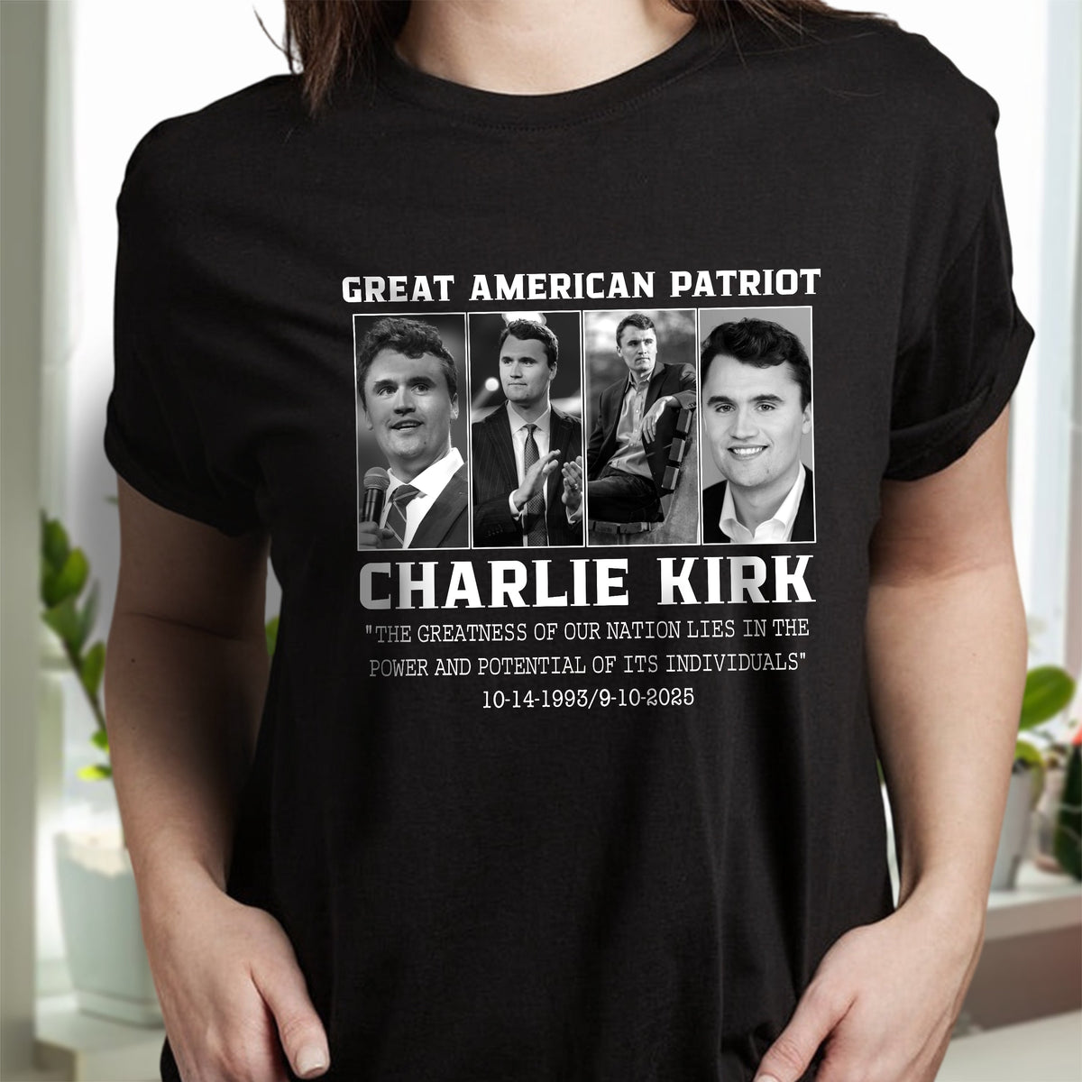 Prayers Up for Charlie Kirk Great America Patriot Memorial Dark Shirt HO82 65740