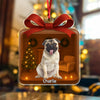 Custom Dog Photo Paws Is A Gift 3D Effect Acrylic Ornament Christmas Gift LM32 895925