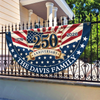 Custom Family Name 250th Anniversary 1776-2026 America Flag CH07 911976