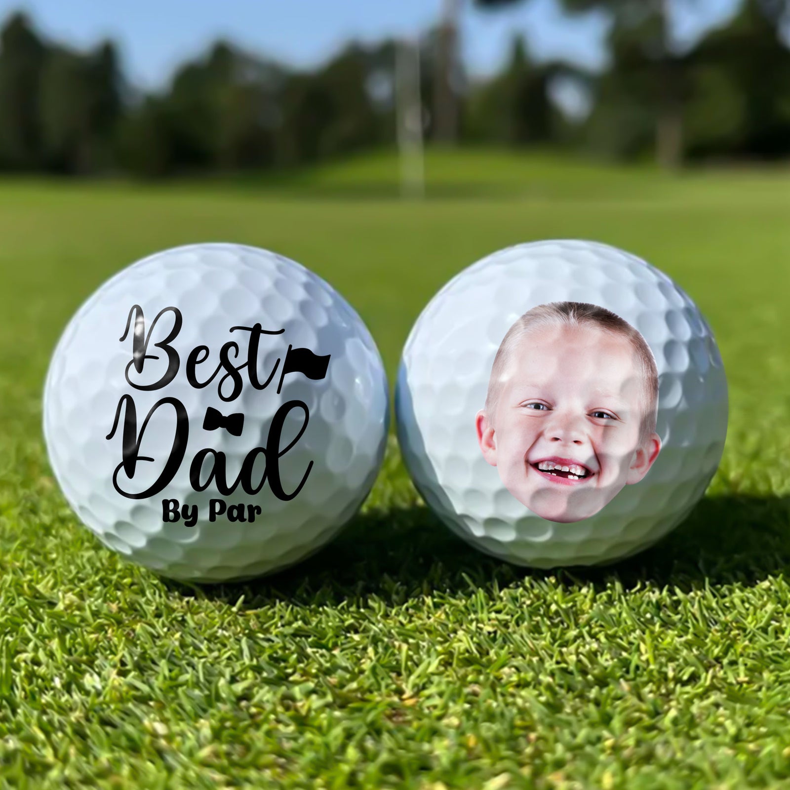 Custom Photo Best Daddy By Par Golf Ball HA75 892434