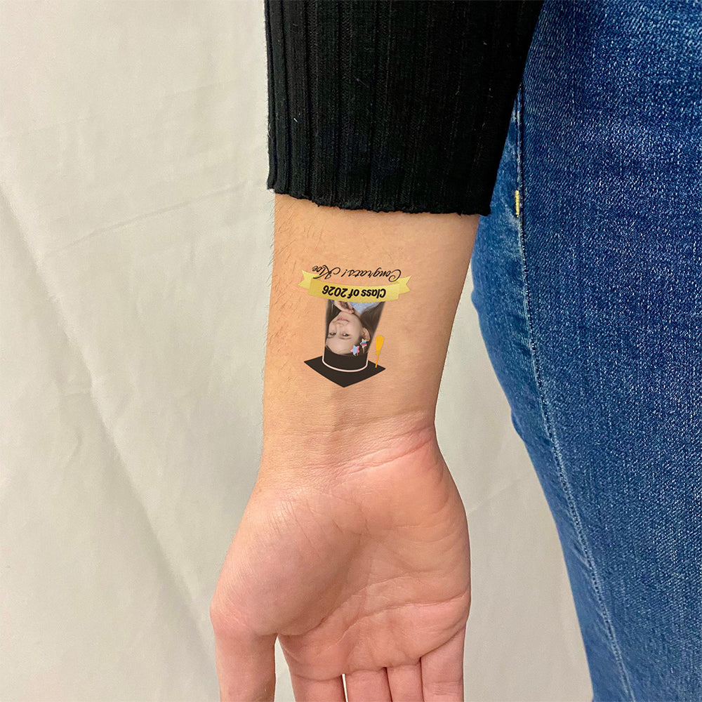 Personalized Graduation Class of 2026 Temporary Tattoos HO82 901464