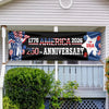 American 1776-2026 The Statue of Liberty Balloons 250th Anniversary Patriotic Party Banner HO82 902778