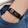 Custom Photo You Left Paw Print On My Heart Memorial Wristband Bracelet TH10 170589