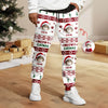 Custom Pet Photo With Festive Ugly Patterns - Personalized Sweatpants CH07 899502