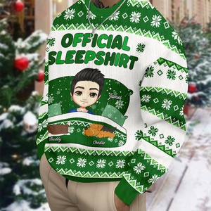 Official Sleepshirt Funny Family Ugly Sweater Personalized Gift For Dog Lovers HO82 900182