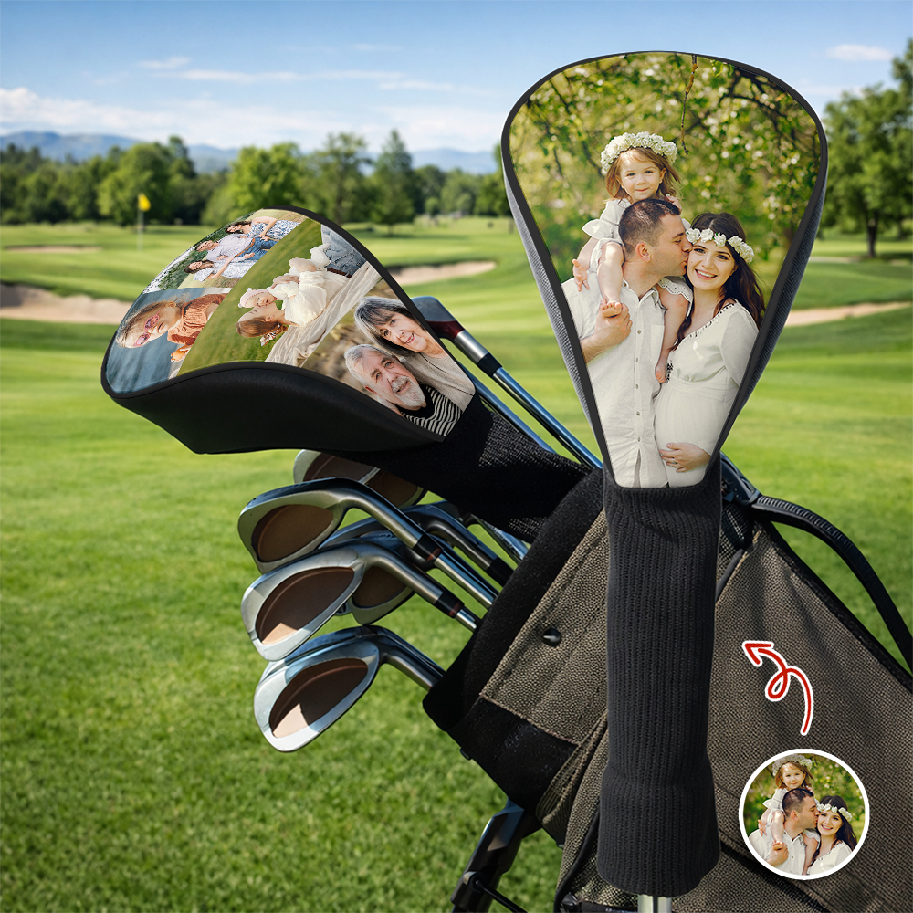 Custom Photo Family, Friends Golf Club Head Cover For Golf Lovers HA75 921262