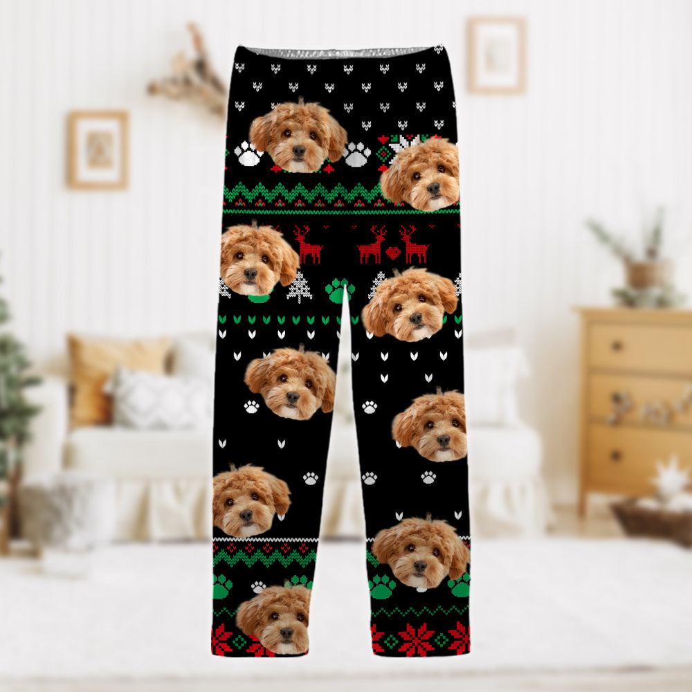Custom Dog Photo Merry Christmas Ya Filthy Animal Pajamas TH10 894289