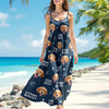 Custom Photo and Name I Love My Dog V-Neck Cami Maxi Dress HA75 892146