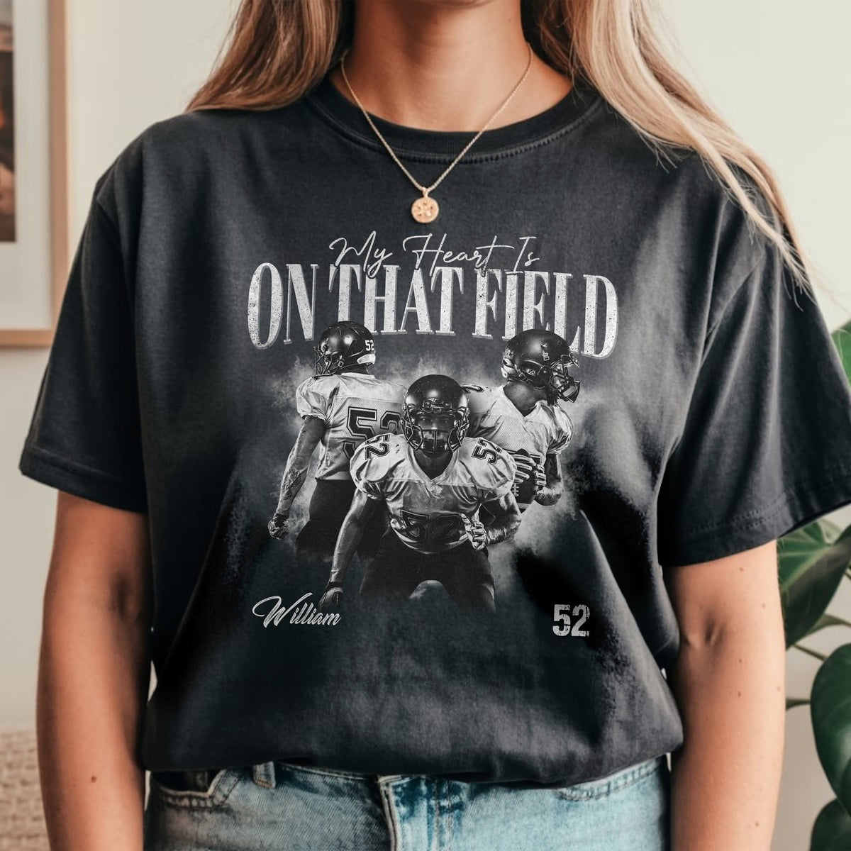 I'll Always Be Your Biggest Fan Retro Bootleg Comfort Color Shirt For Football Players, Football Mom Dad CH07 899452