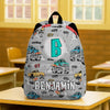 Custom Kids Name Back to School Personalized Backpack HA75 921716