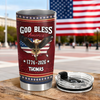 Custom Name 250 Years of Freedom America 1776–2026 Anniversary Fat Tumbler CH07 910586