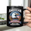 250 Years of America Independence Eagle - July 4th 2026 Black Mug LM32 895249
