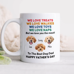 Custom Photo Love You The Most Version 2 - Personalized Custom Coffee Mug HO82 894082