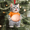 Custom Photo Squishy Acrylic Ornament – Personalized Birthday Gifts For Dog Cat Lovers, Dog Dad And Mom, Cat Owners - Professional Comedian In Fur HO82 903348