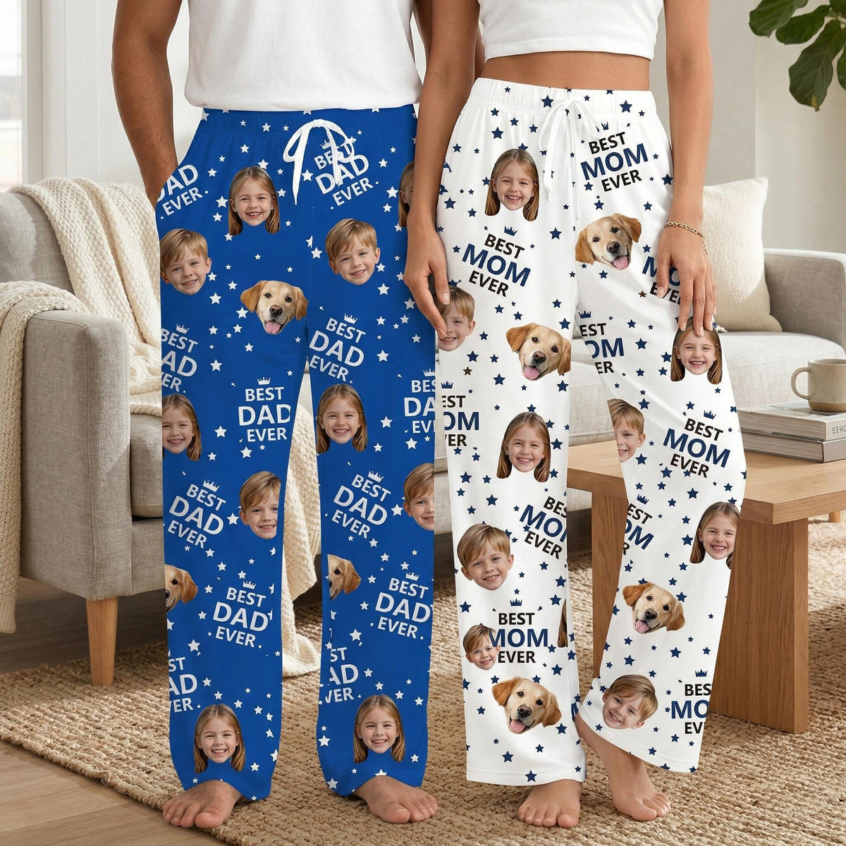 Custom Face Pajamas Best Dad Ever - Father's Day Gifts for Dad, Family Gift LM32 668983