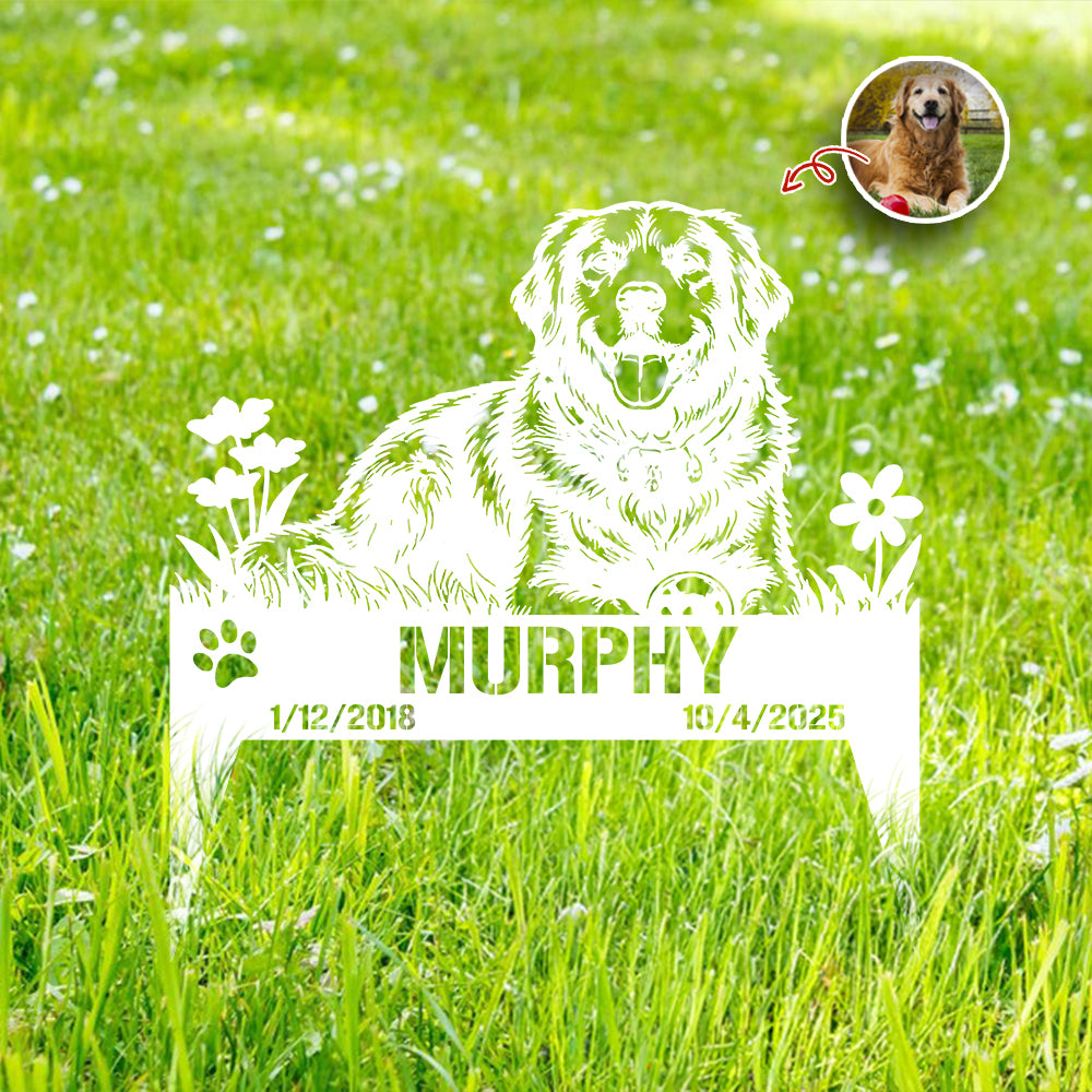 Custom Dog Cat Photo For Memorial Garden Stake TH10 898337