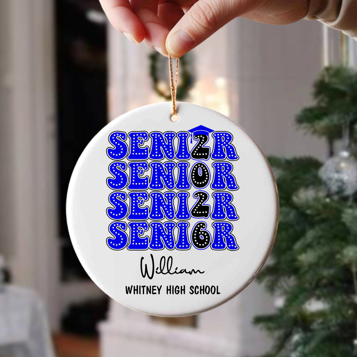 Personalized Senior 2026 Ceramic Ornament Gift For Graduation LM32 897321
