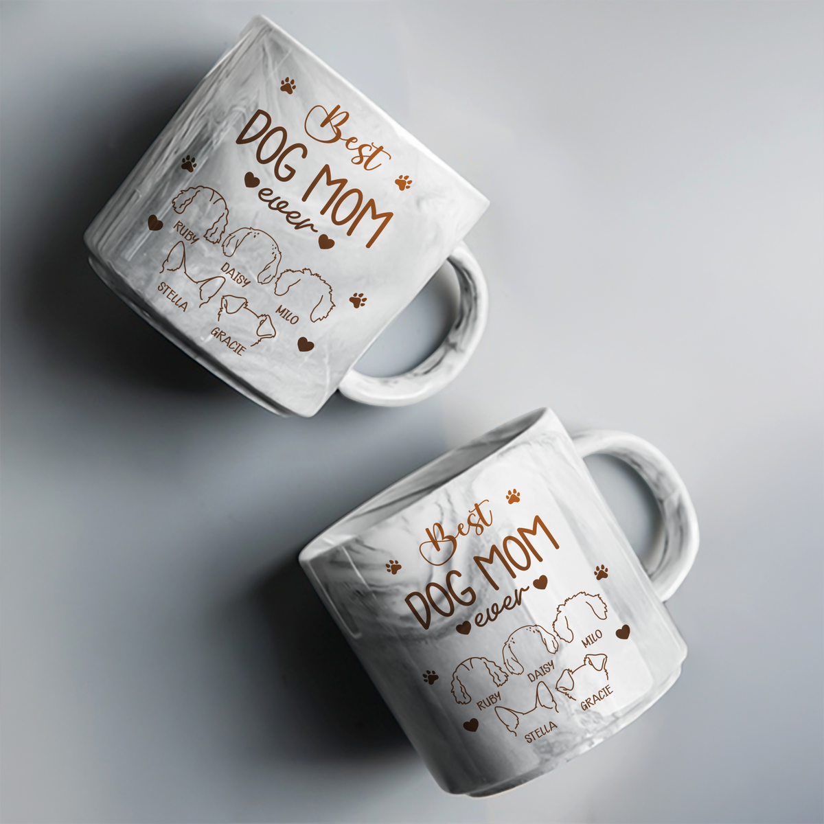 Best Dog Mom Ever Dog Marble Mug TH10 892487