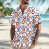 Custom Photo USA 250th Anniversary Floral American Flag Hawaii Shirt HA75 898940