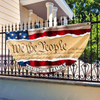 Custom Family Name We The People America Non-Pleated Fan Flag TH10 898895