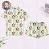Custom Funny Face I Love You Best Dad, Mom Ever Short Pajamas, Family Gift LM32 669819