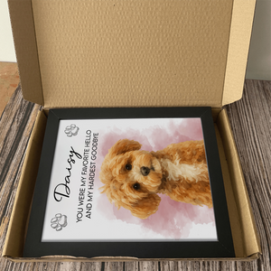 Custom Portrait Photo You Were My Favorite Hello Memorial Picture Frame LM32 893755