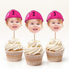 Custom Face Construction Kid Cupcake Toppers HO82 893580